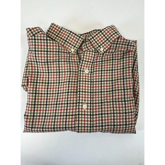 Daniel Cremieux Shirt Mens Large Signature Collection Button‎ Plaid Long Sleeve - Picture 11 of 11
